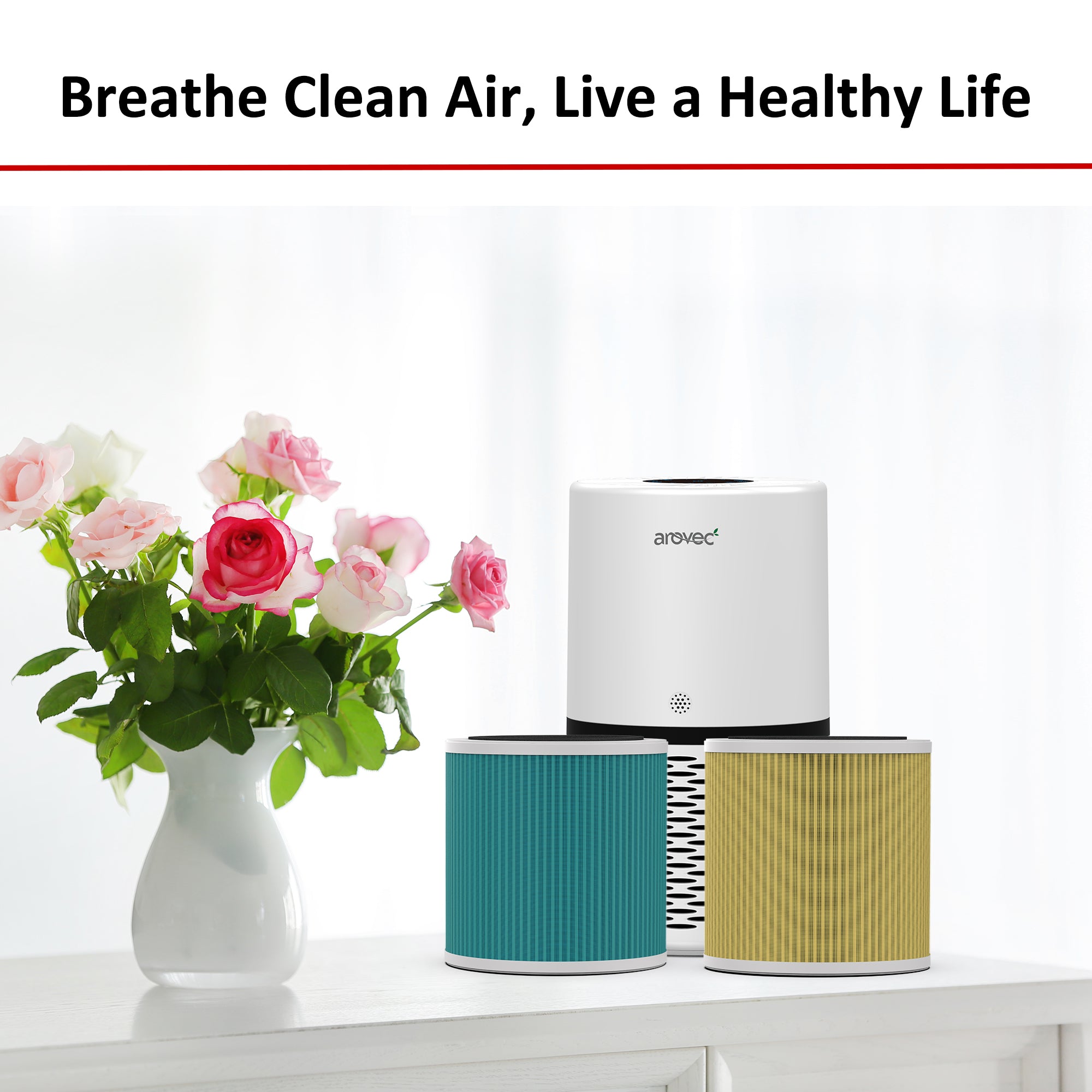 AROVEC AV-P152PRO-RFA Genuine Allergy Replacement Filter