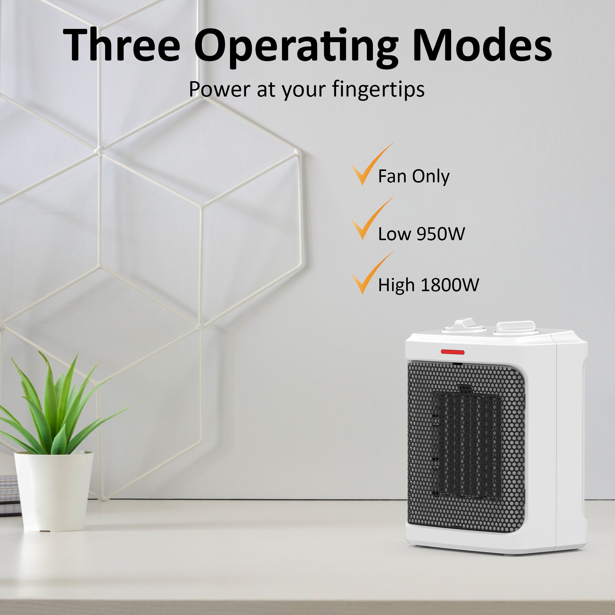 AROVEC 1800W Ceramic Space Heater, AVHT-FC180N