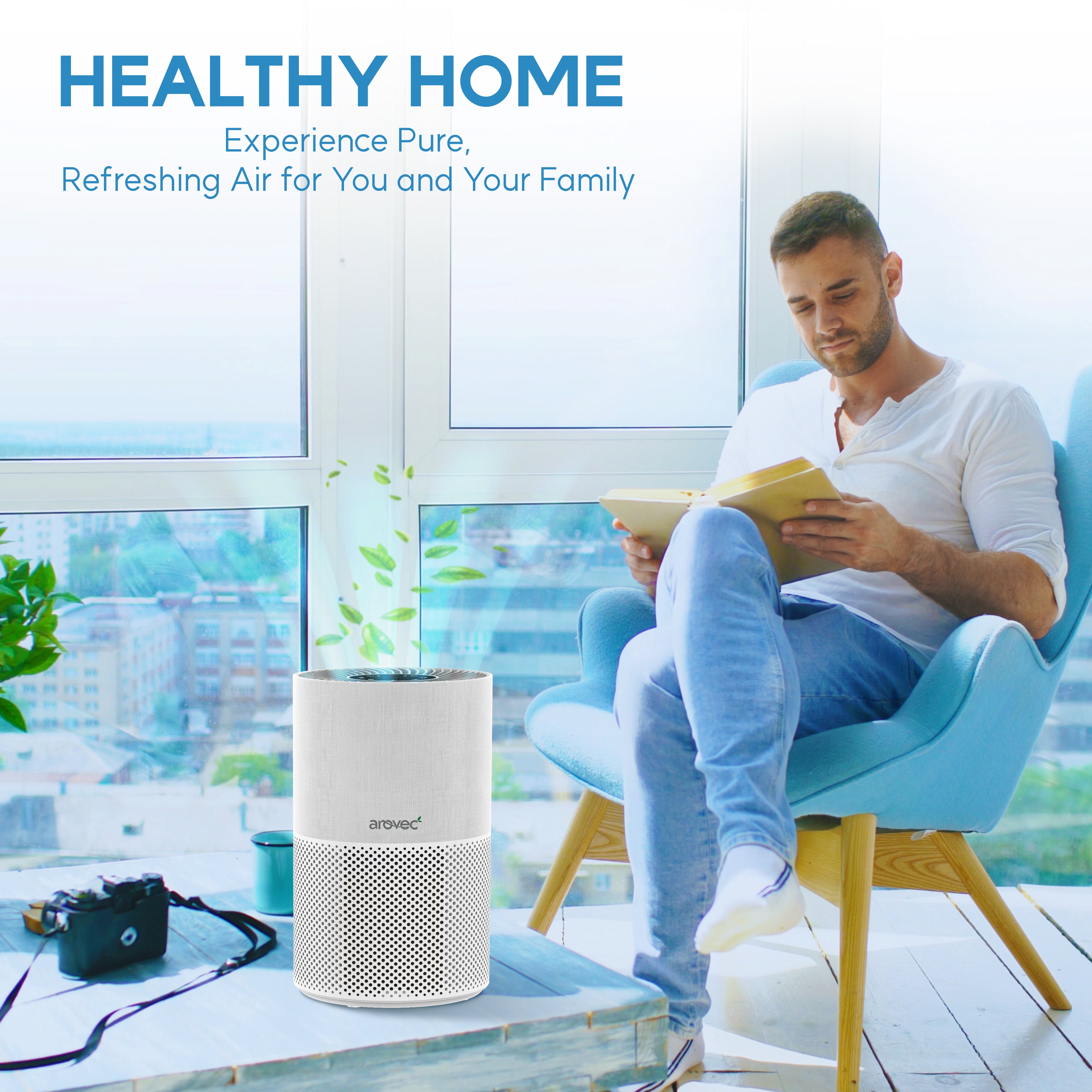AROVEC Air Purifier for Home Bedroom, Apex300