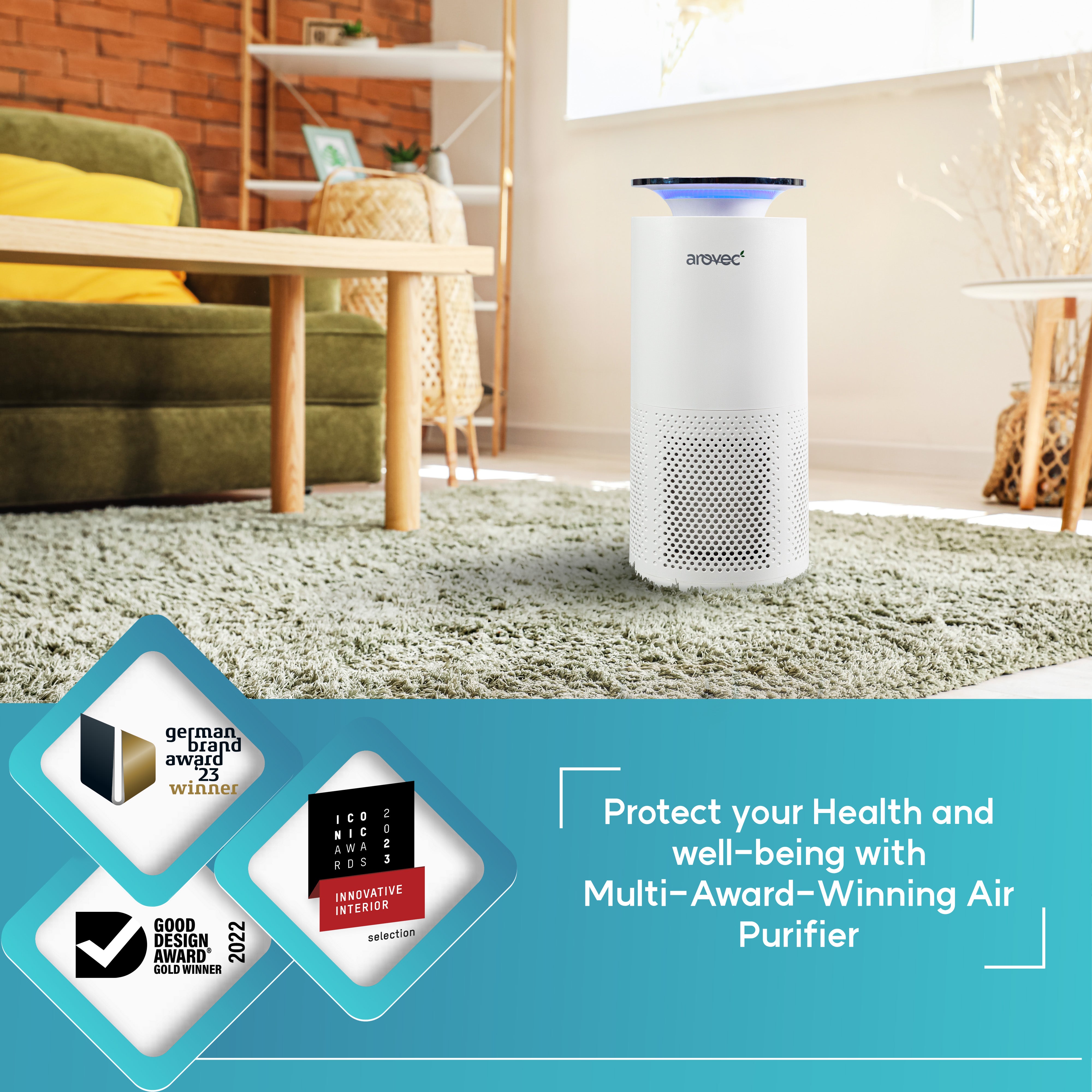  LEVOIT Air Purifiers for Home, HEPA Filter for Smoke, Dust and  Pollen in Bedroom, Ozone Free, Filtration System Odor Eliminators for  Office with Optional Night Light, 1 Pack, Black : Home