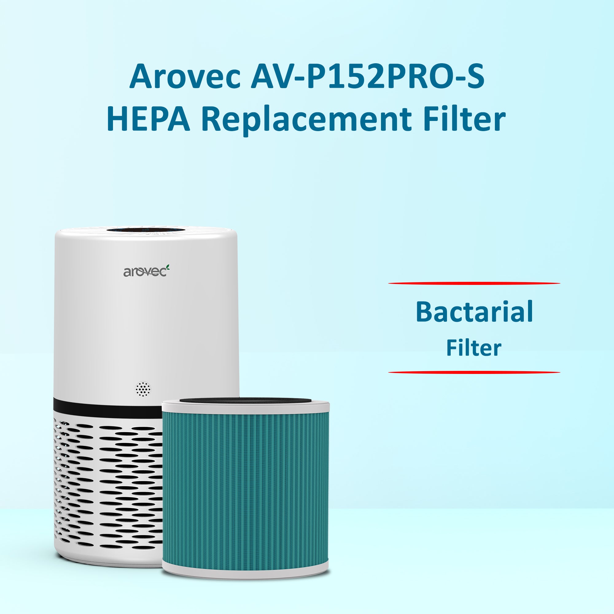 AROVEC AV-P152PRO-RFB Genuine Bacterial Replacement Filter