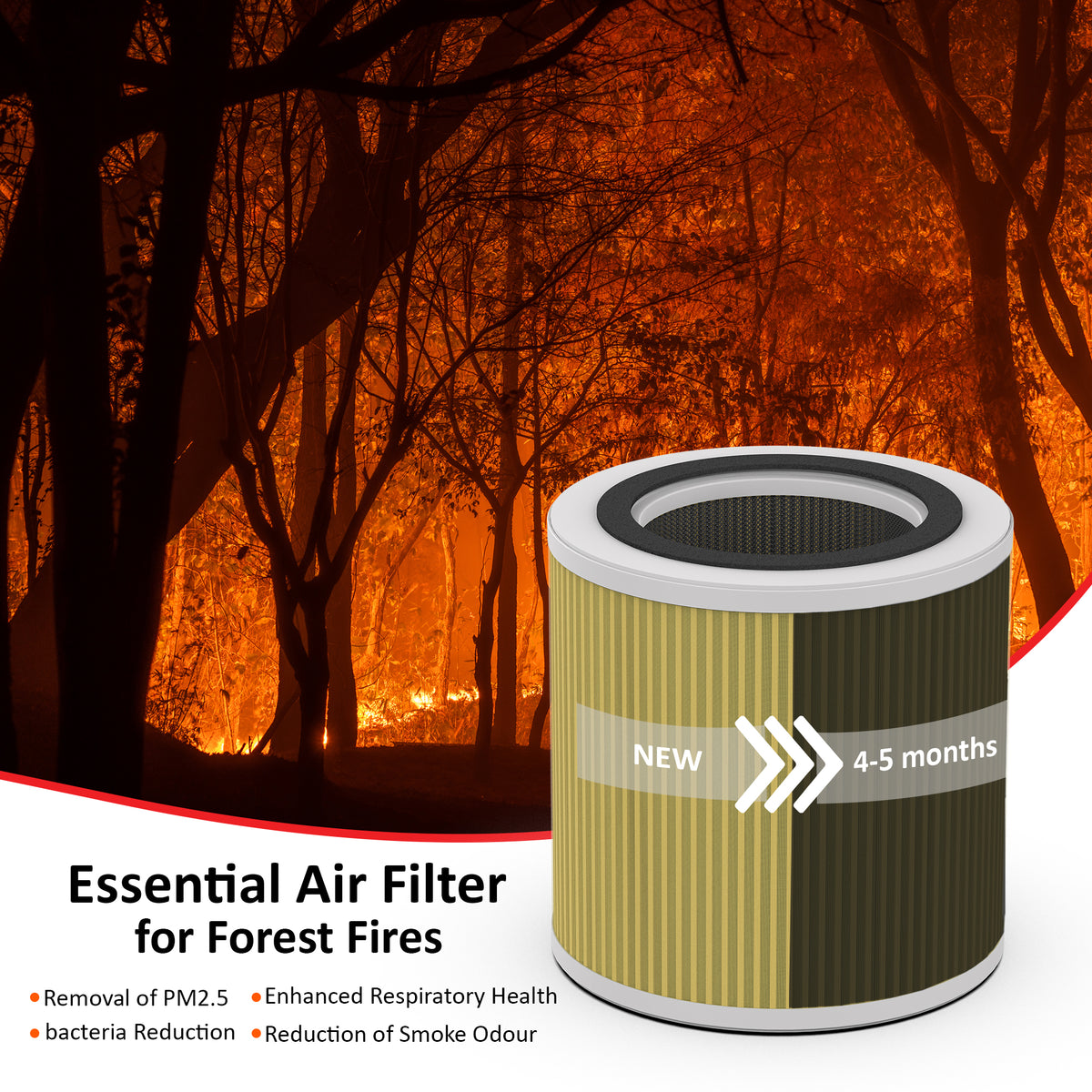 AROVEC AV-P152PRO-RFA Genuine Allergy Replacement Filter