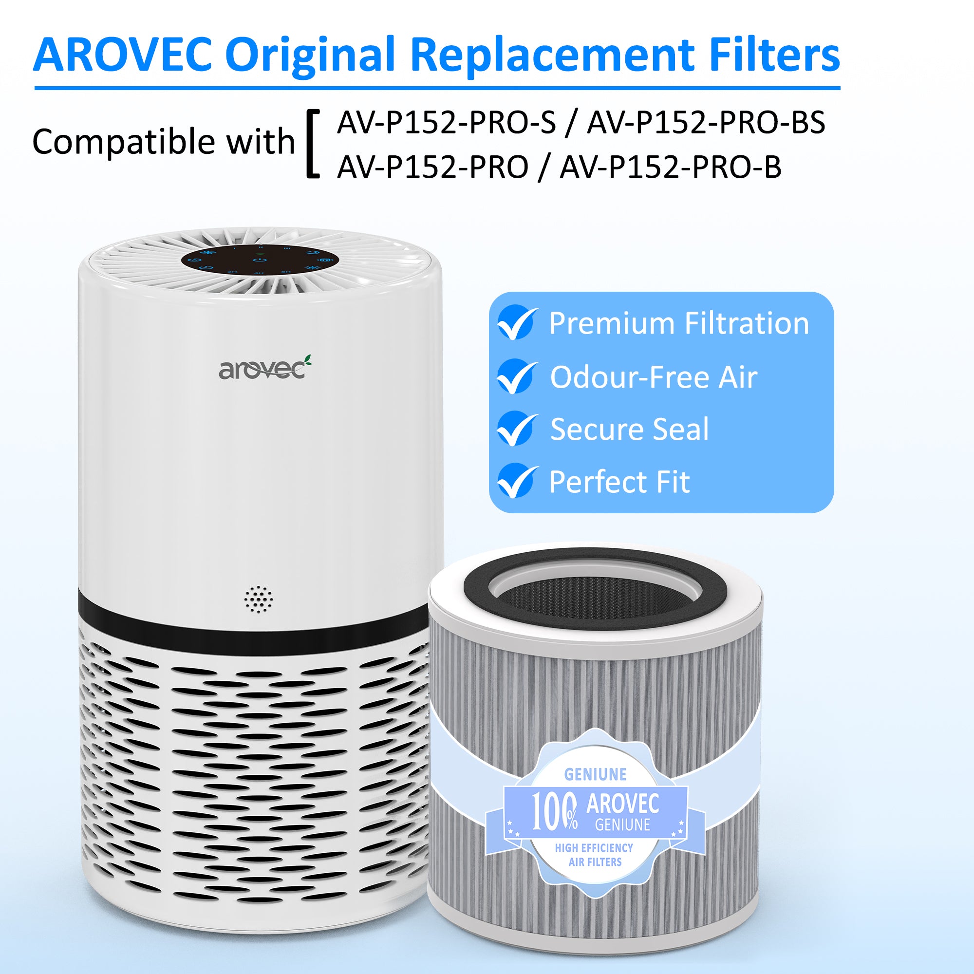 AROVEC AV-P152PRO Genuine Replacement Filter