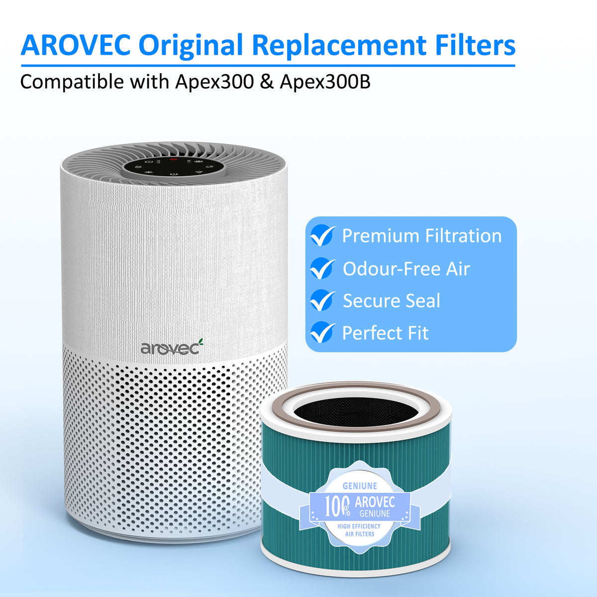 AROVEC Apex300 Bacterial Replacement Filter