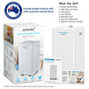 AROVEC Smart Dehumidifier & Air Purifier 2-in-1 Functionality, AroDry-P16