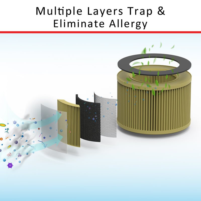 AROVEC AV-P300-RFA H13 True HEPA Allergy Filter