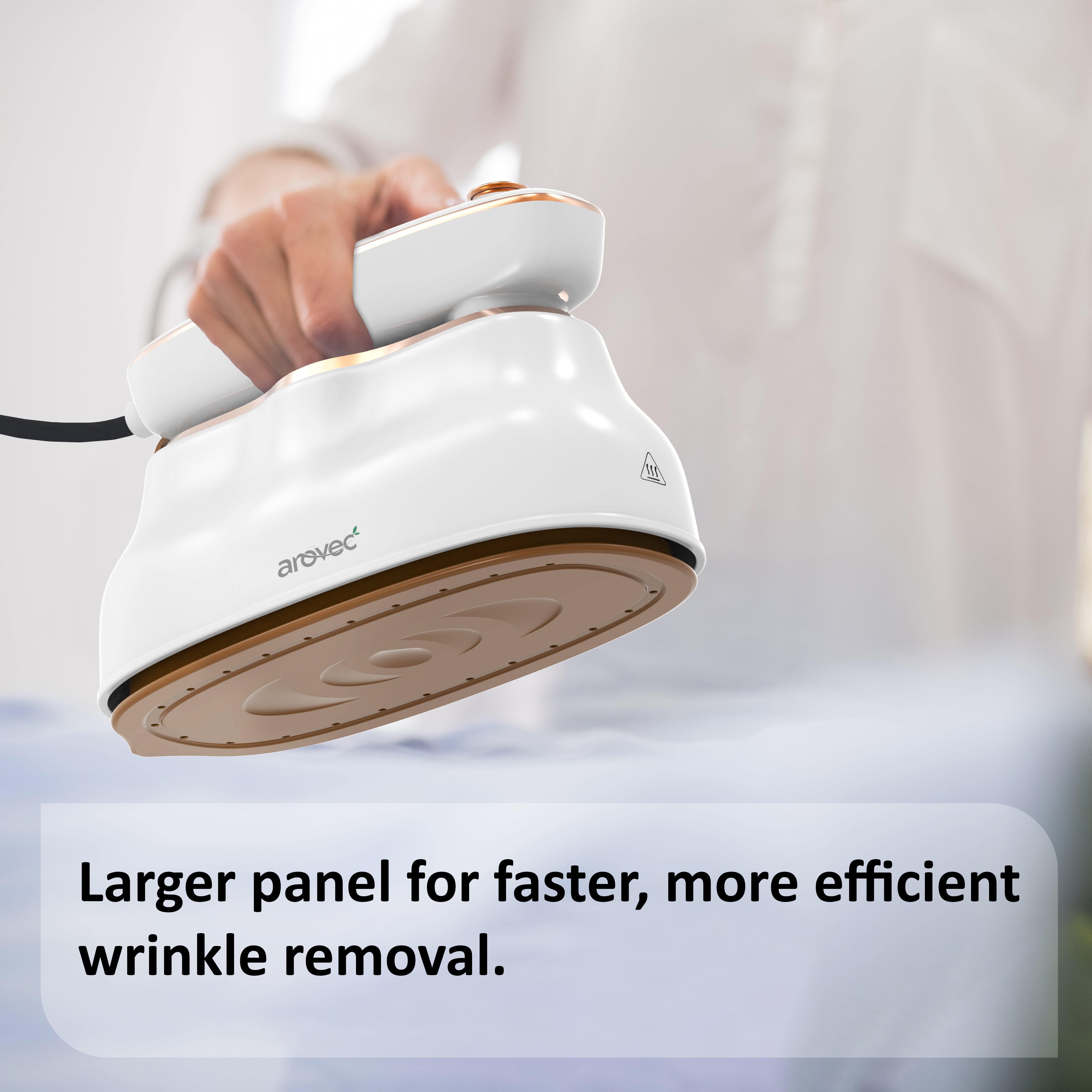 Arovec Clothes Steamer, 2-in-1 Iron & Hand Steamer, with 200ml Water Tank