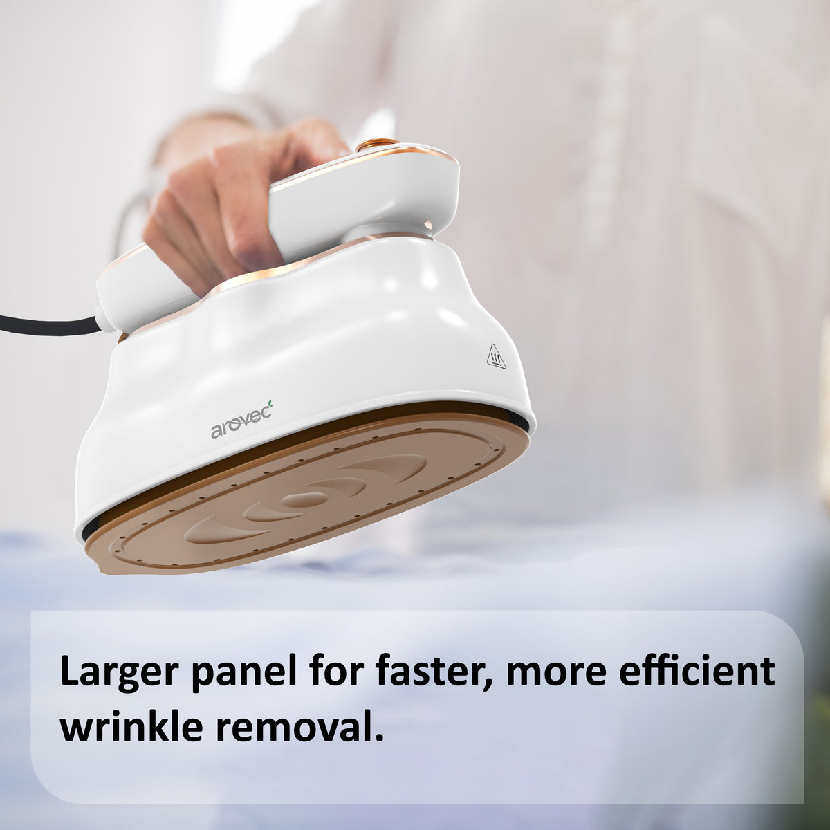 Arovec Clothes Steamer, 2-in-1 Iron &amp; Hand Steamer, with 200ml Water Tank