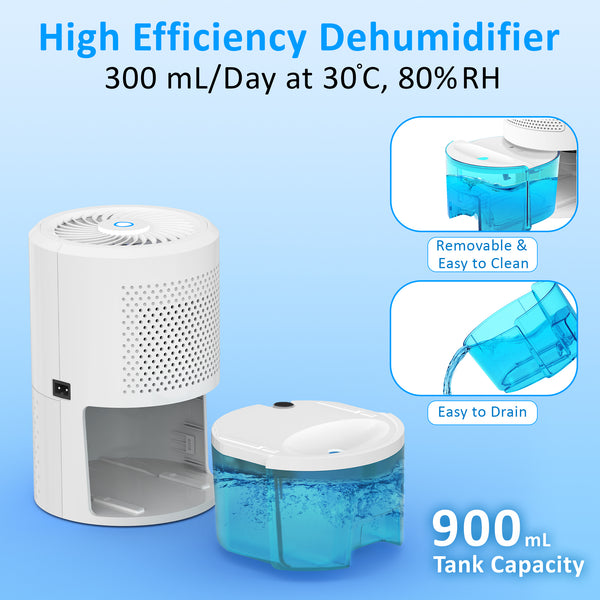 AROVEC Air Dehumidifier 900mL Water Tank, AroDry-900