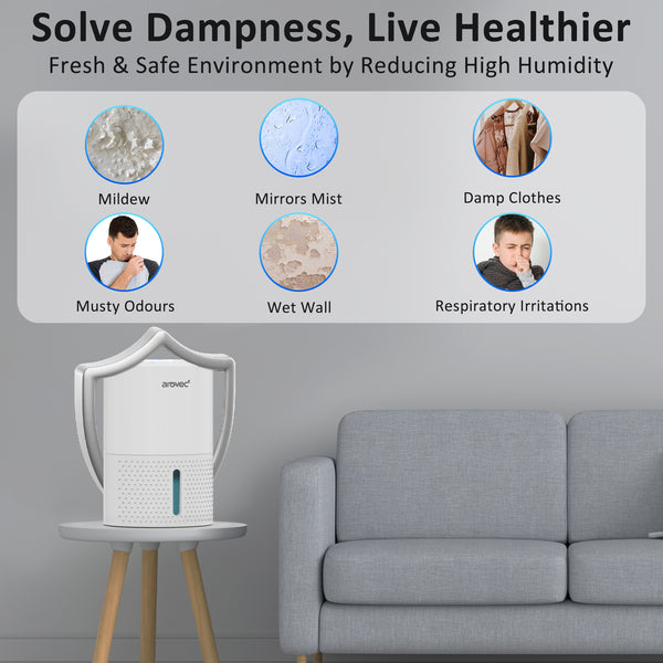 AROVEC Air Dehumidifier 900mL Water Tank, AroDry-900