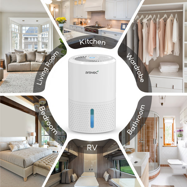 AROVEC Air Dehumidifier 900mL Water Tank, AroDry-900