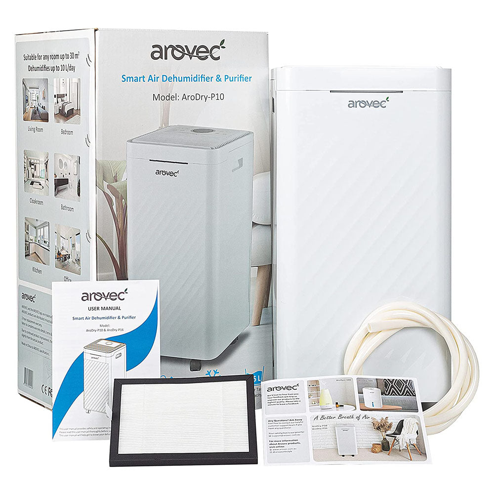 AROVEC Pre-Owned AroDry-P16 Smart Dehumidifier and Air Purifier (Renewed)