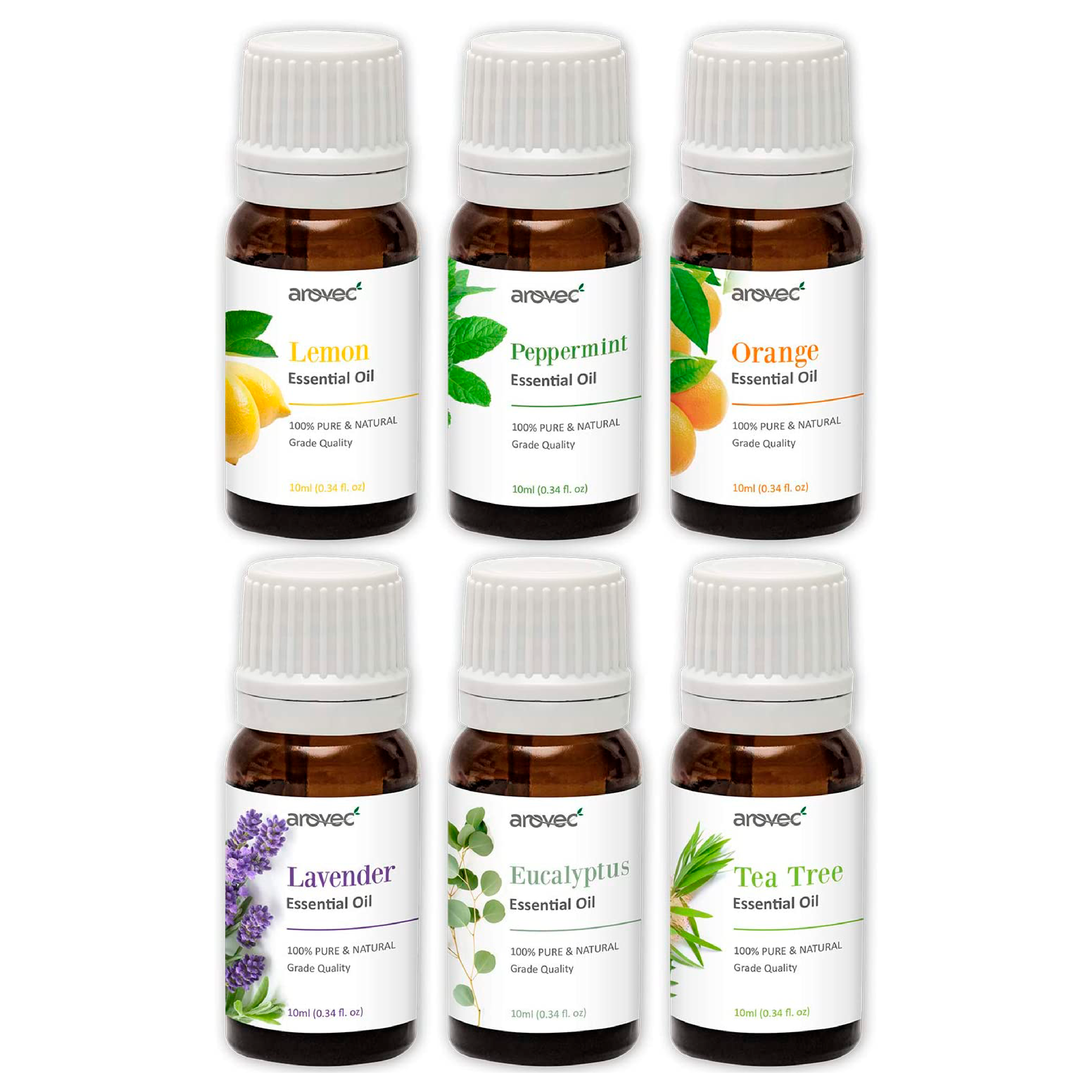 AROVEC 100% Pure & Natural Essential Oils